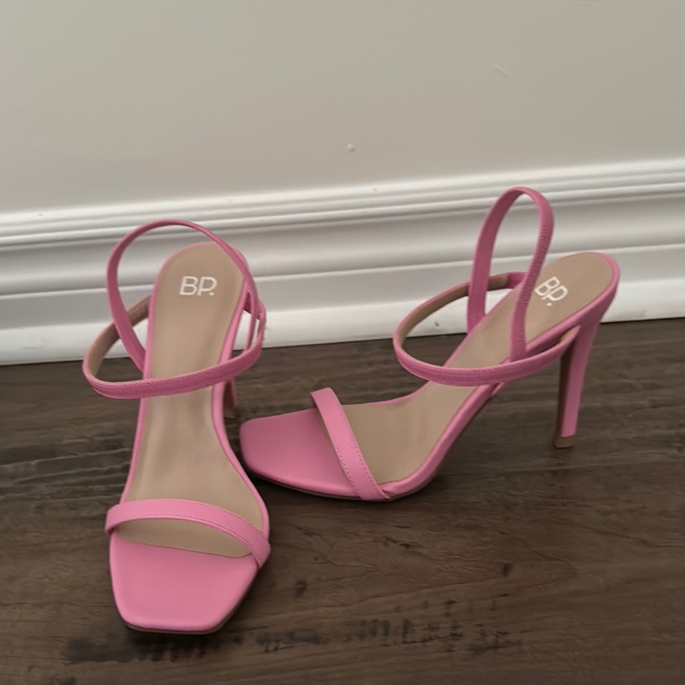 Pink heels